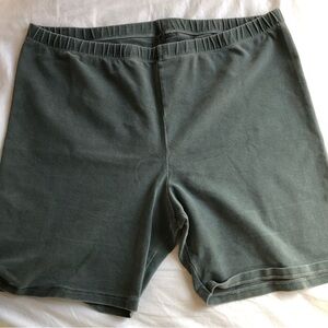 SKIMS Outdoor Bike Short 3X plus size shorts gray blue green biker shorts